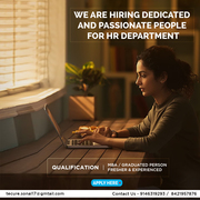 need a person for HR Department